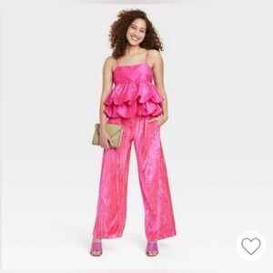 Tiered Taffeta Tank Top - A New Day